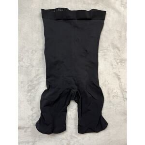SKIMS XL High Waisted Seamless Sculpt Mid Thigh Shorts Butt Lifting Onyx NWOT